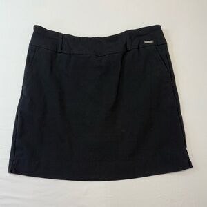 Classic Black Mini Skirt with Built In Shorts Size 10